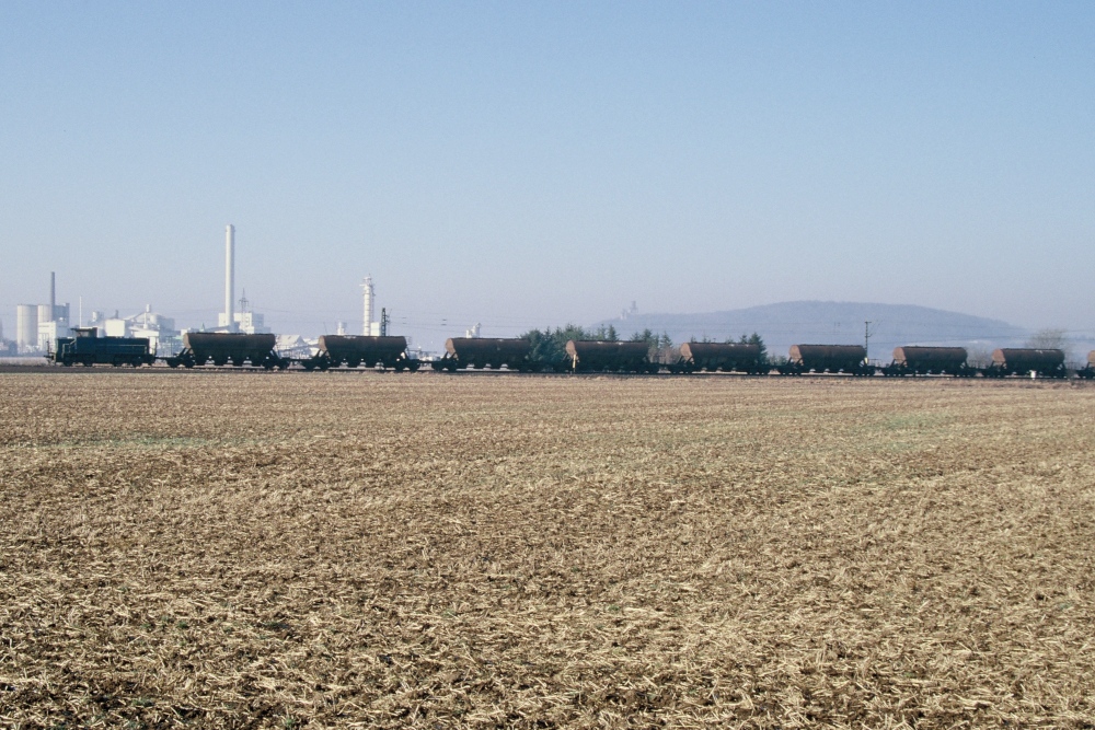 Abraumzug bei R�ssing, 25.02.2003