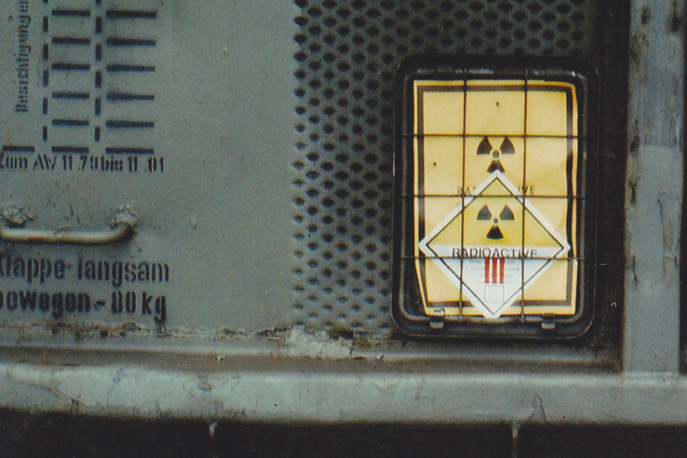 Umschlag von radioaktiven Abf�llen im Bhf. Wendessen