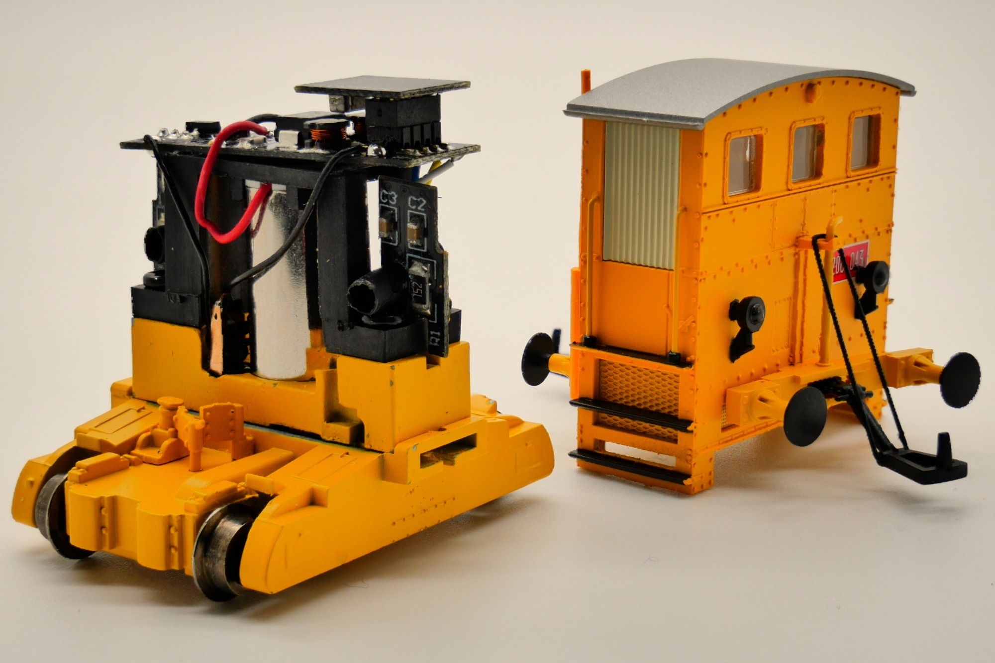 Das zerlegte Modell von Rivarossi