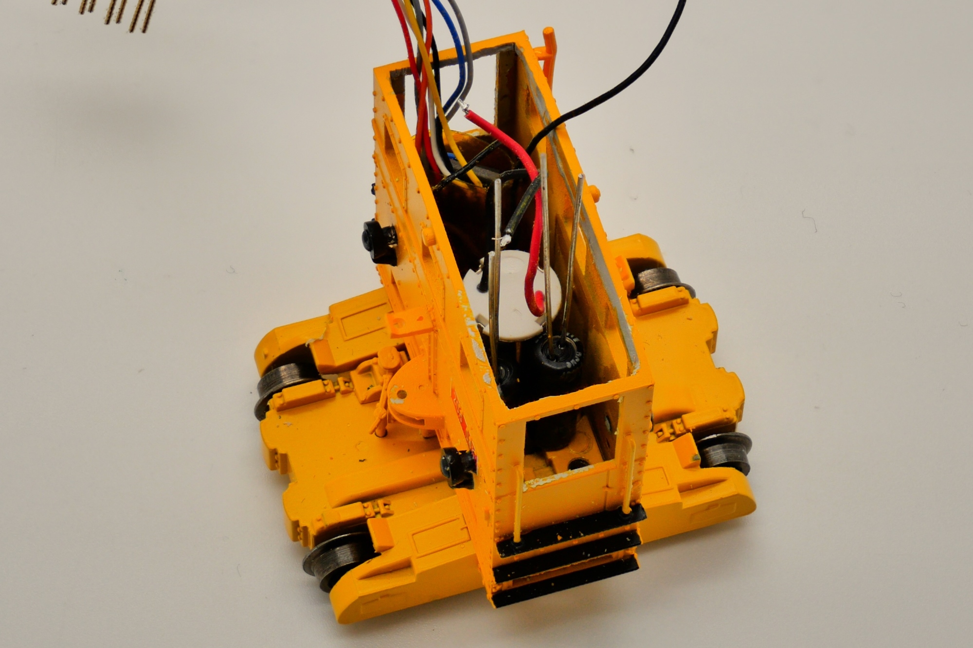 Stellprobe mit den einzubauenden Komponenten