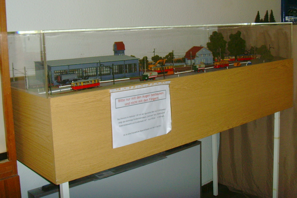 Das Diorama im Stra�enbahnmuseum, 2013