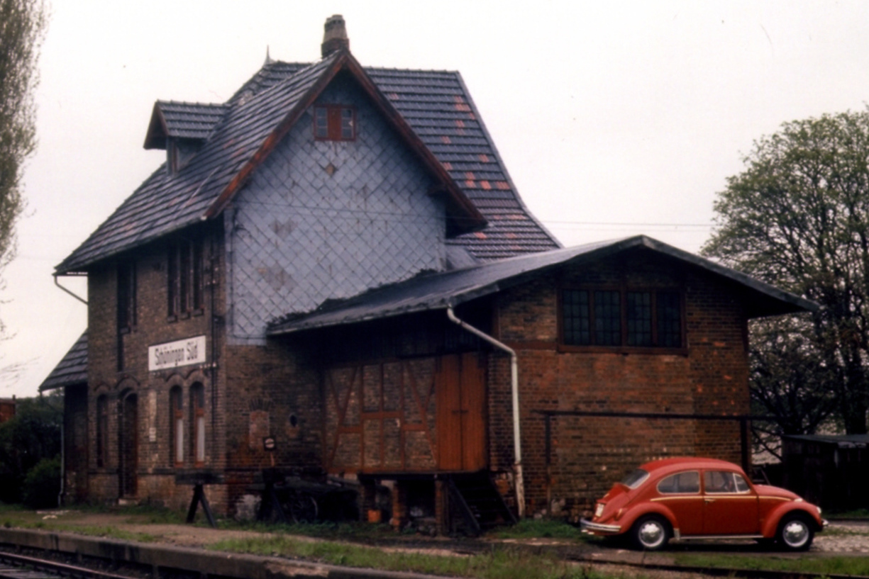 Das Empfangsgeb�ude zu Ende der Betriebszeit