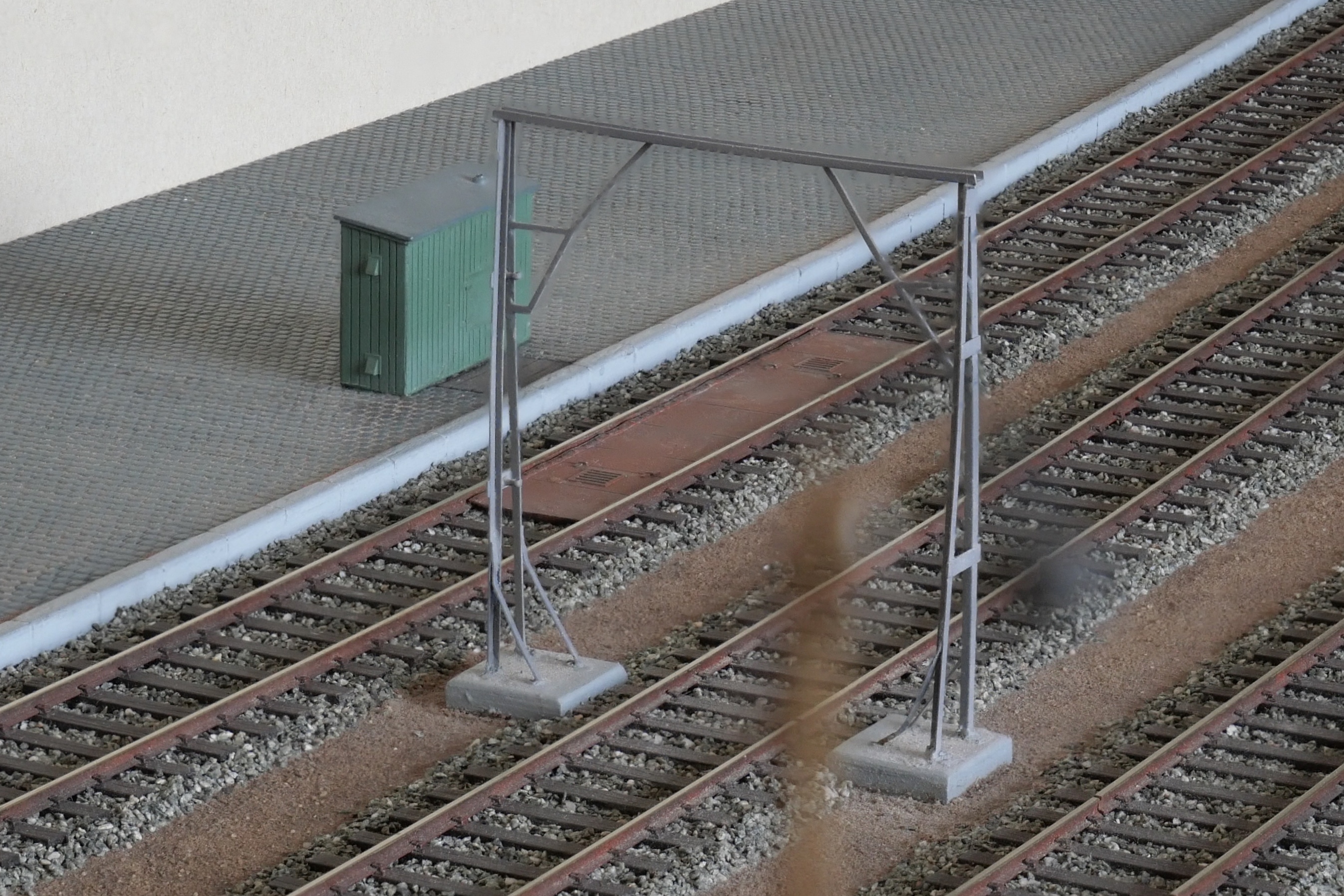 Gleiswaage und Ladema�