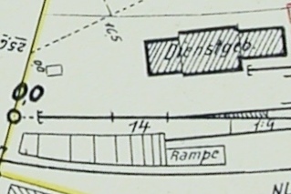 Ausschnitt aus dem Gleisplan