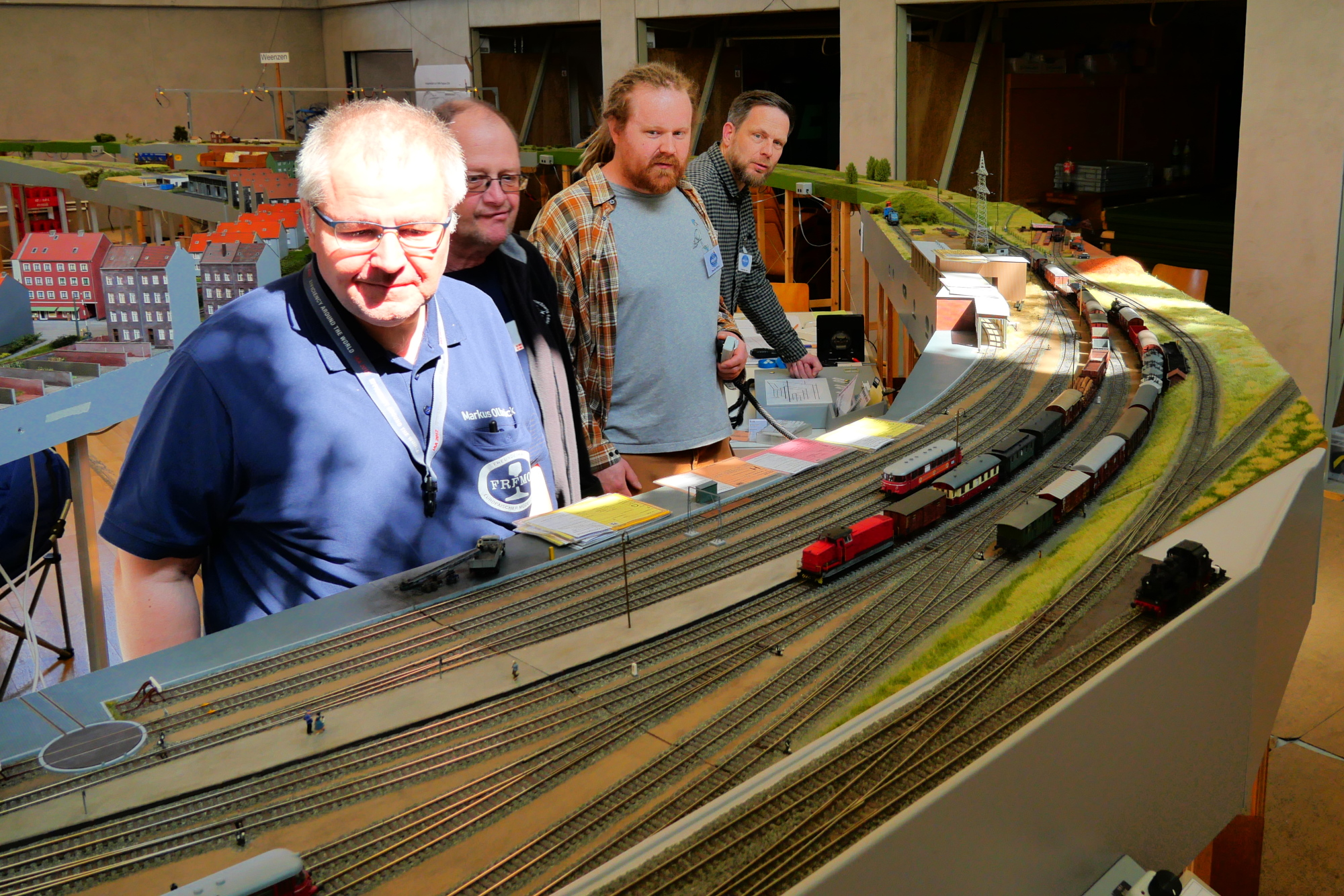 Das FREMOdul Sch�ningen-S�d w�hrend des Spielbetriebs, 2024