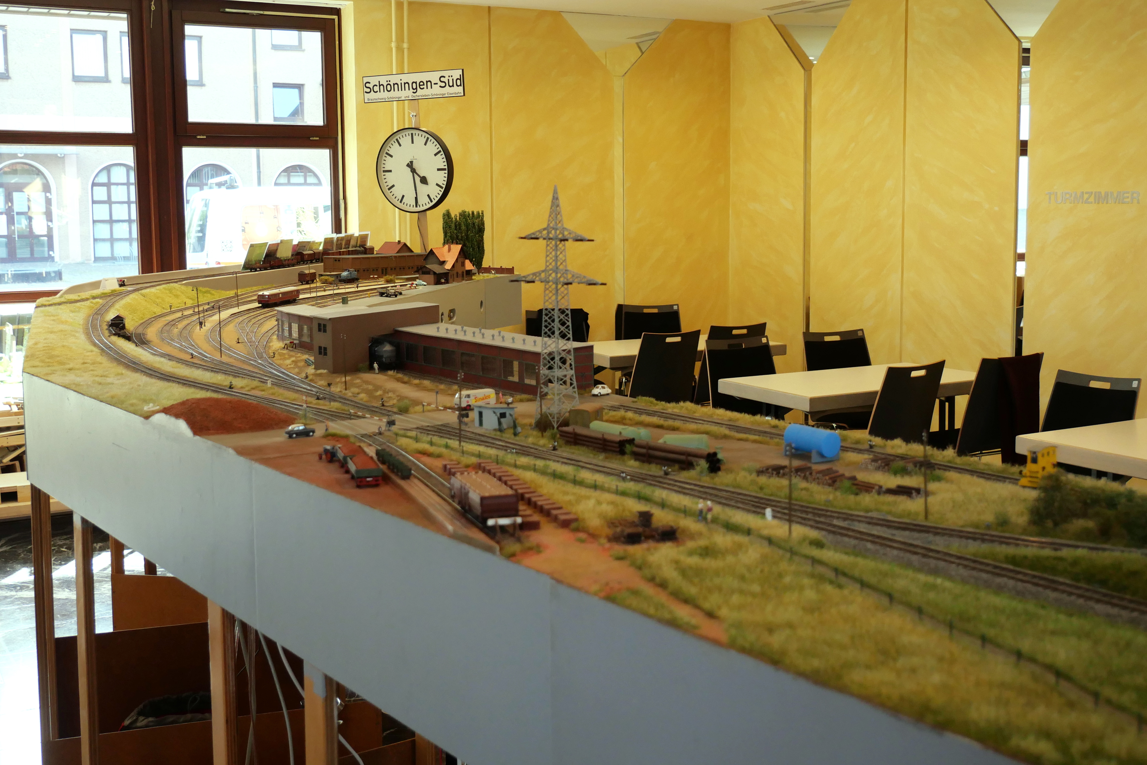 Das FREMOdul Sch�ningen-S�d beim Treffen in Petersberg, 2026