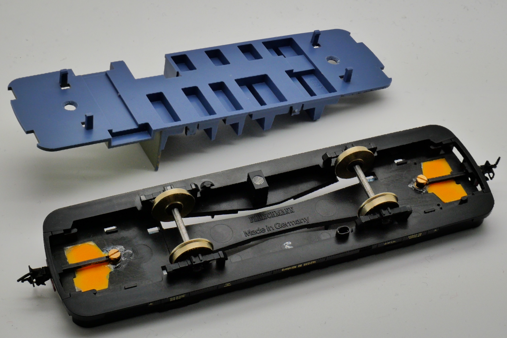 Die eingebaute Scharfenberg-Kupplung von Veit